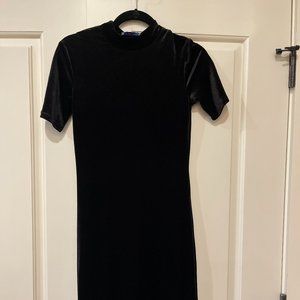 Zara Velvet midi dress